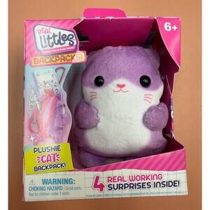 Real Littles Backpack - Purple Cat NEW
